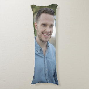 Funny Custom Foto Husband Wife Boy of Girl Friend Lichaamskussen