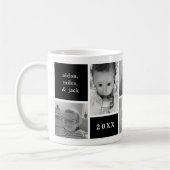 Funny Custom Grandpa Nickname Photo Collage Koffiemok (Links)