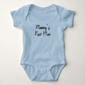 Funny Custom mama's nieuwe man peuter Romper (Voorkant)