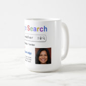 Funny Custom Meilleur Enseignant Recherche Mug Cad (Devant droit)