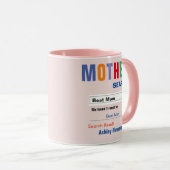 Funny Custom Meilleure Maman Mug cadeau (Devant droit)