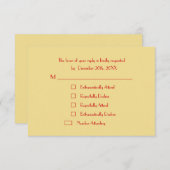 Funny Custom Modern Holiday kerstparty RSVP (Voorkant / Achterkant)