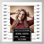 Funny custom mugshot poster (Voorkant)
