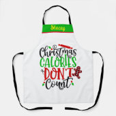 Funny Custom Name Personalized Baking Baker's Chef Schort (Voorkant)