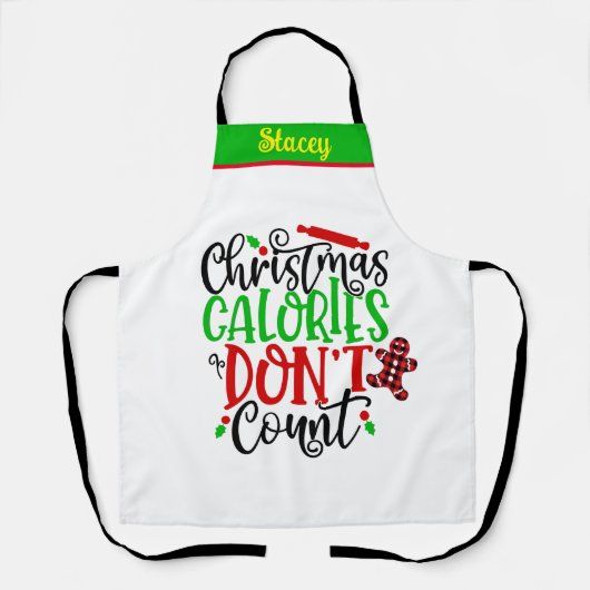 Funny Custom Name Personalized Baking Baker's Chef Schort (Voorkant)