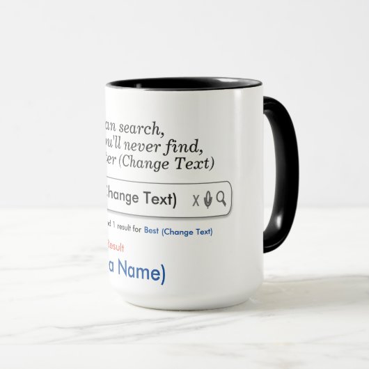 Funny Custom Personalized Mug Mok (Voorkant rechts)