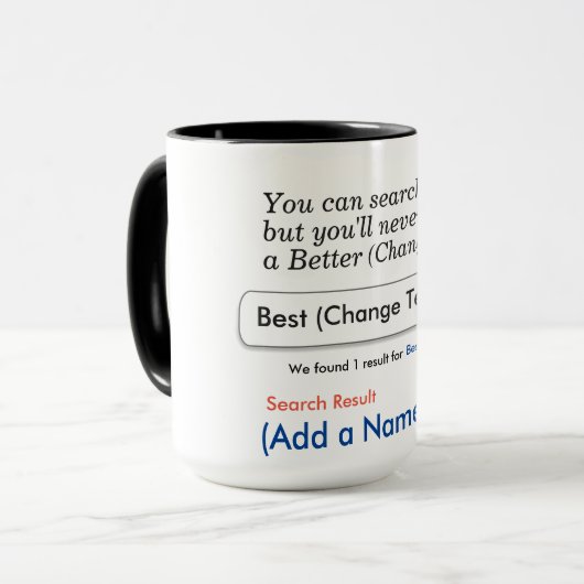 Funny Custom Personalized Mug Mok (Voorkant links)