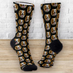 Funny Custom Pet Photo Grid Motif<br><div class="desc">Présentant un accessoire hilarant et charmant qui est appelé à apporter un sourire à votre visage — les Funny Custom Pet Photo Circular Motif Crew Socks. Ces chaussettes délicieuses combinent votre amour pour les animaux de compagnie avec un design ludique et attrayant, créant une marque de mode unique et personnalisée....</div>