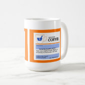 Funny Custom Prescription Coffee Mok (Voorkant rechts)