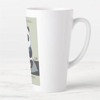 Funny Custom Sarcastic Panda Opinion Coworker Gift Latte Mok