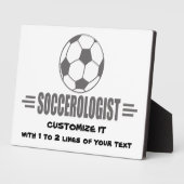 Funny Custom Soccer Fotoplaat (Zijkant)