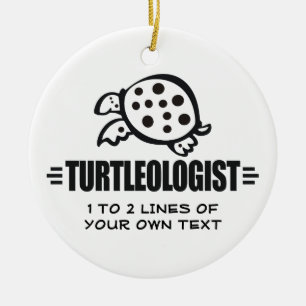 Funny Custom Turtle Keramisch Ornament