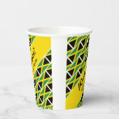 Funny Custom WAH GWAAN Jamaica Flag Papieren Bekers (Links)