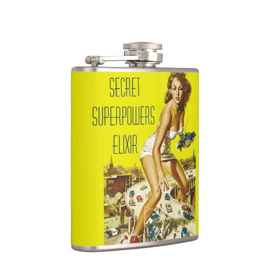Funny custom women's flask heupfles (Rechts)