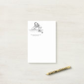 Funny Customer Service Humor Post It Notes (Op bureau)