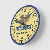 Funny Customize IT Handyman Ronde Klok (Hoek)