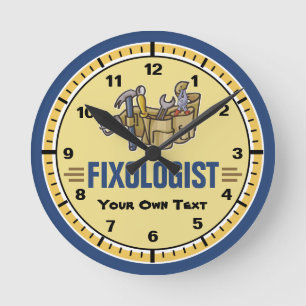 Funny Customize IT Handyman Ronde Klok