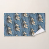 Funny Cute 4 Sanderlings Sandpipers bij het strand Bad Handdoek (Handdoek)
