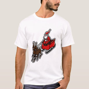 Funny, Cute and Beauful Santa Claus Cartoon T- T-shirt