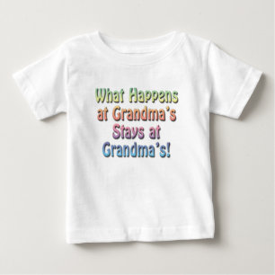 Funny Cute Baby T-Shirt, Grandma's House