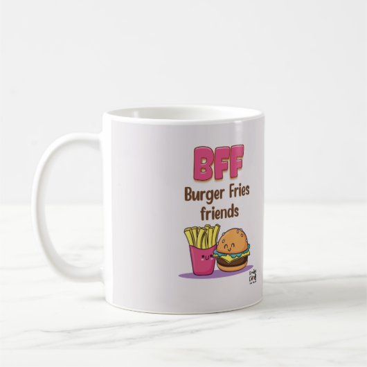 Funny Cute BFF Mug (Gauche)