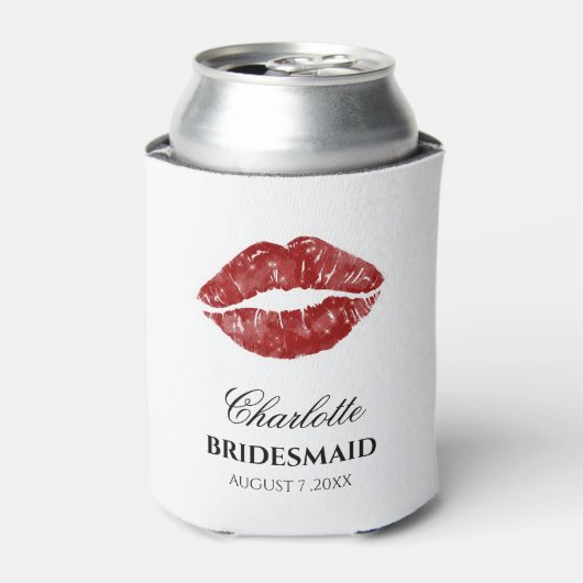 Funny & Cute Bridesmaid Custom Wedding Blikjeskoeler (Blikje Voorkant)