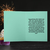 Funny Cute Chat moderne Carte de voeux d'anniversa