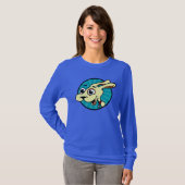 FUNNY CUTE CHIEN LONG SLEEVE T-SHIRT (Devant entier)