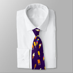 Funny Cute Cone Cone Pattern Stropdas