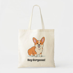 Funny Cute Corgi Puppy - Hé Cornap Tote Bag