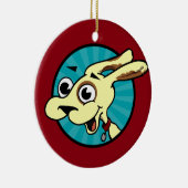 FUNNY CUTE DOG CIRCLE ORNAMENT (Rechts)