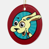 FUNNY CUTE DOG CIRCLE ORNAMENT (Links)