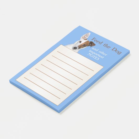 Funny Cute Dog Notes (Schuin)