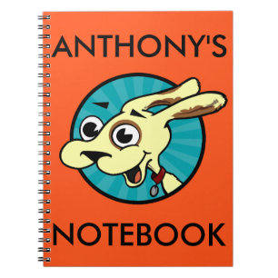 FUNNY CUTE DOG SPIRAL NOTITIEBOEK