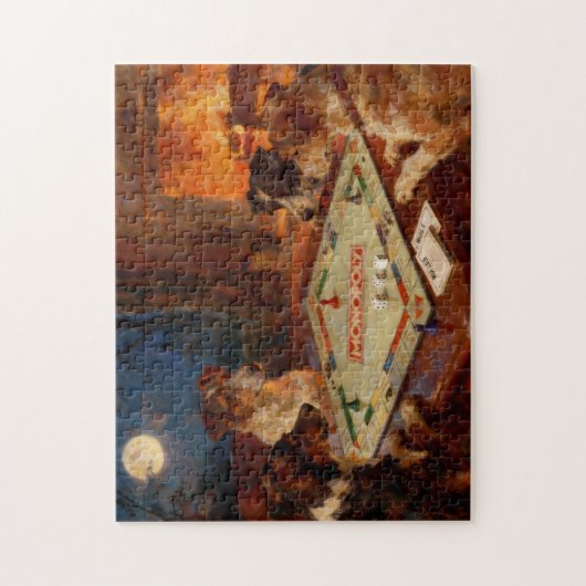 Funny Cute Dogs Playing A Board Game Legpuzzel (Verticaal)