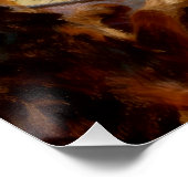 Funny Cute Dogs Playing A Board Game  Perfect Poster (Hoek)