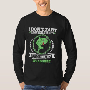 Funny Cute Fish Farage Humor Gezegde I Don T Fart T-shirt