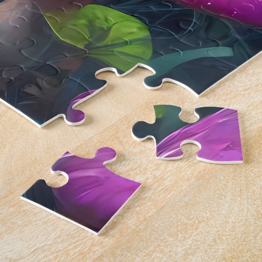 Funny Cute Frog assis puzzle puzzle (Côté)