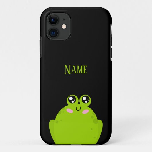 Funny Cute Frog Coque-Mate coque iphone (Dos)