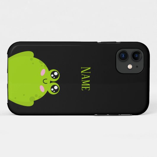Funny Cute Frog Coque-Mate coque iphone (Dos (Horizontal))