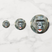 FUNNY CUTE GORILLA CONFETTI (Voorkanten)