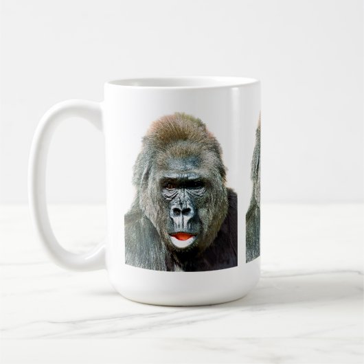 FUNNY CUTE GORILLA KOFFIEMOK (Links)