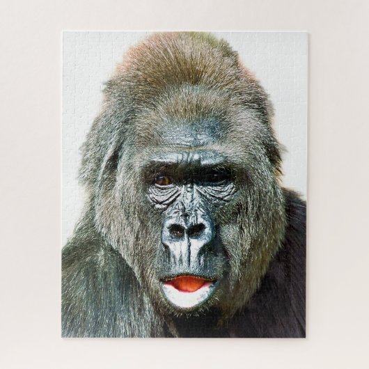 FUNNY CUTE GORILLA LEGPUZZEL (Verticaal)