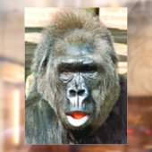 FUNNY CUTE GORILLA RAAMSTICKER (Vel 2)