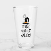 Funny Cute Halloween Drink in oktober getuigen Glas (Achterkant)