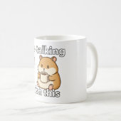Funny cute Hamster Coffee Mug  (Devant droit)