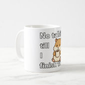 Funny cute Hamster Coffee Mug Koffiemok (Voorkant links)