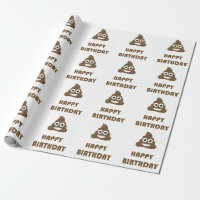 Funny Cute Happy Birthday Poop Emoji