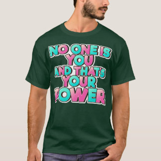 Funny Cute Inspirerend Quottes Motivatie Nee op T-shirt
