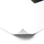 Funny Cute Modern Elegant Dpress Frog on Foto Afdruk (Hoek)